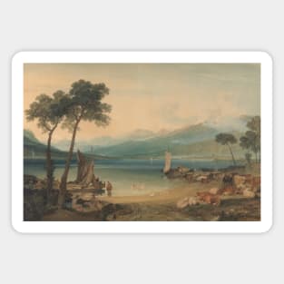 Lake Geneva and Mount Blanc by J.M.W. Turner Magnet